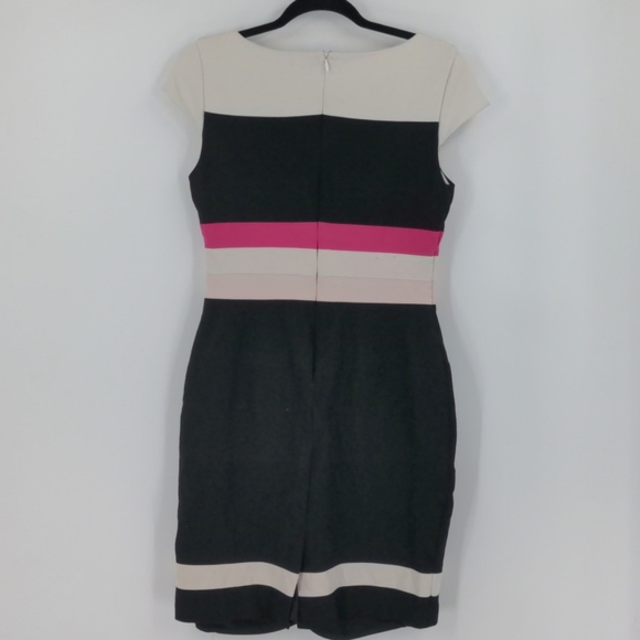 *Sold*WHITE HOUSE BLACK MARKET Striped Sheath Dress - Picture 6 of 6